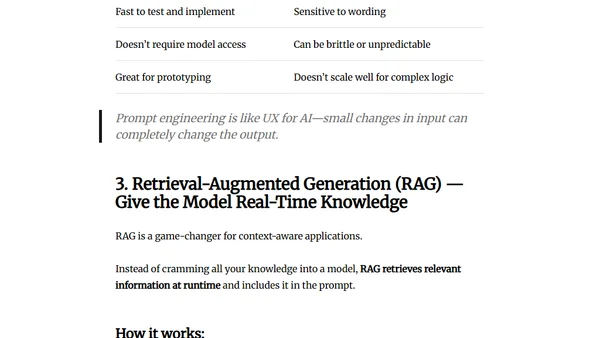 A Journey from AI to LLMs and MCP - 3 - Boosting LLM Performance — Fine-Tuning, Prompt Engineering, and RAG