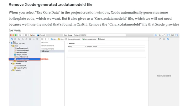 Sharing a Core Data Model with a Swift Framework