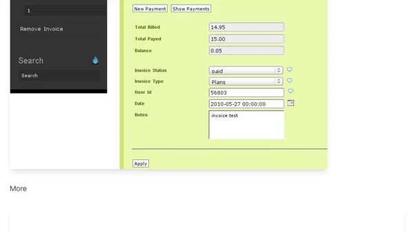 daloRADIUS introduces further billing improvements with invoices and payments