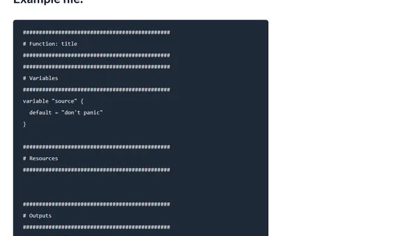 Terraform - FotD - title()