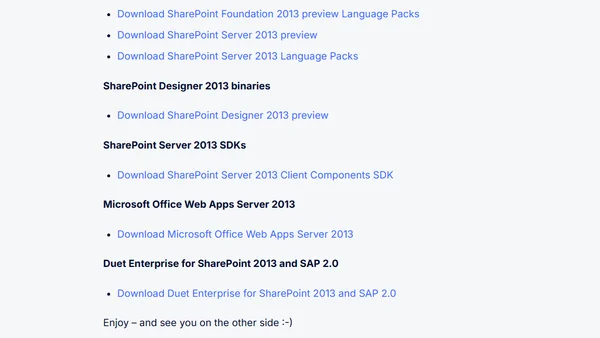 SharePoint 2013 - Microsoft announces the new versions of SharePoint and Office