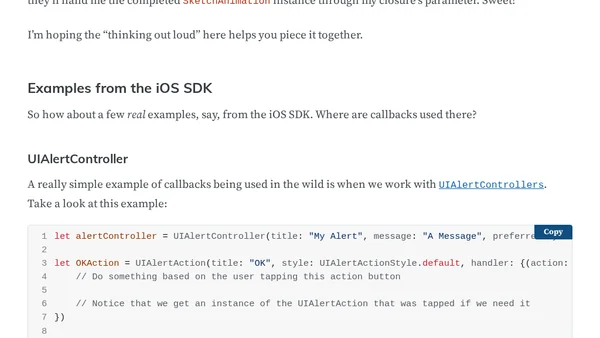 Fundamentals of Callbacks for Swift Developers
