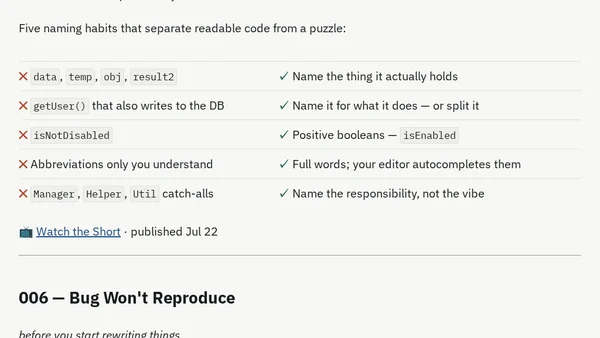 Quick Tips Recap — July 2026