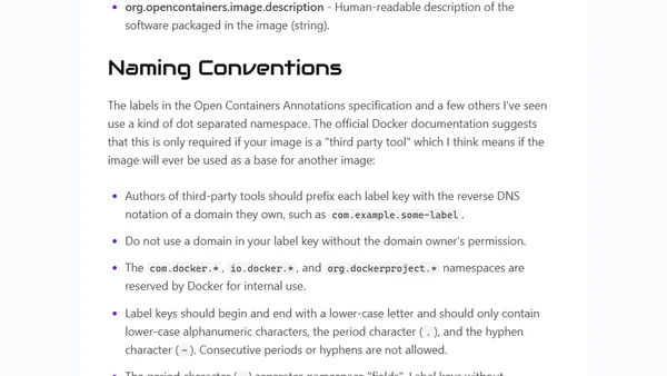 Docker Labels in Depth