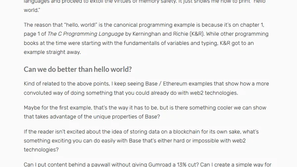 My Feedback about Hello Base