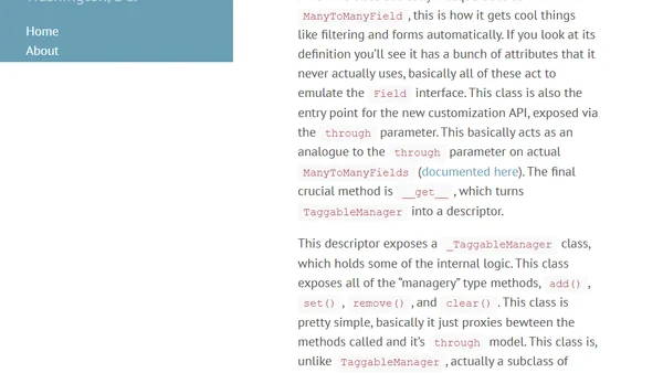 A Tour of the django-taggit Internals