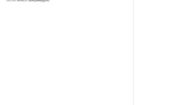 This Blog - Now With HTML5
