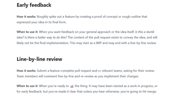 The six types of pull requests you see on GitHub