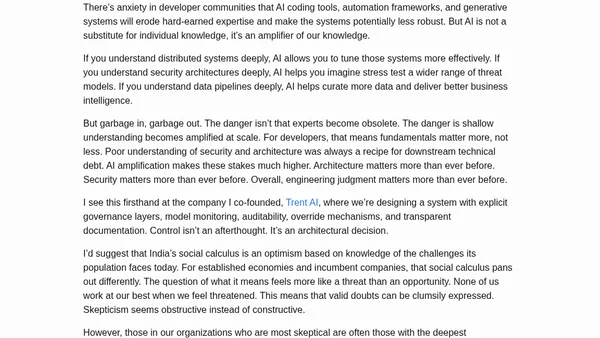 A Report From The India Summit: Redefining How We Build