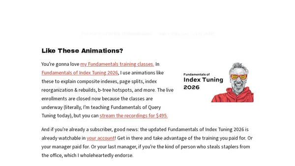 Database Animations: How Index Seeks Work