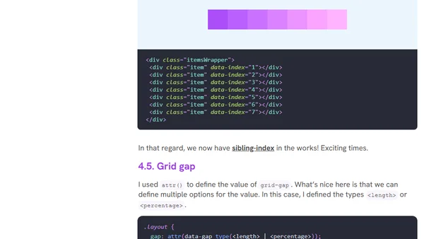 First Look at The Modern attr()