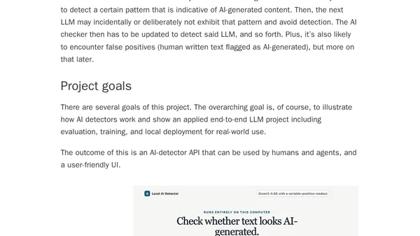 Building an AI Text Detector From Scratch