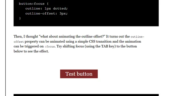Shrinking Button Outlines
