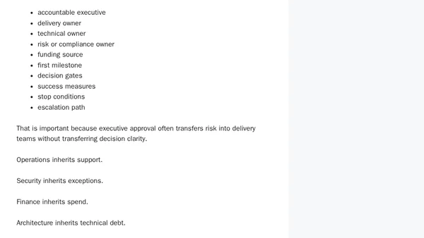 Executive Decision Brief: A Prompt Framework for Defensible Recommendations