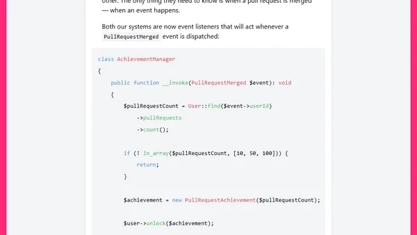 An event-driven mindset