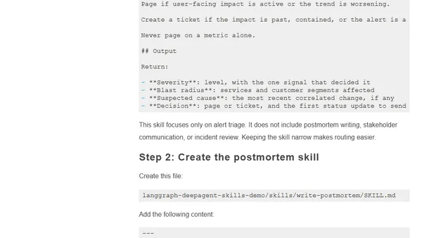 Using Skills with LangGraph Deep Agents