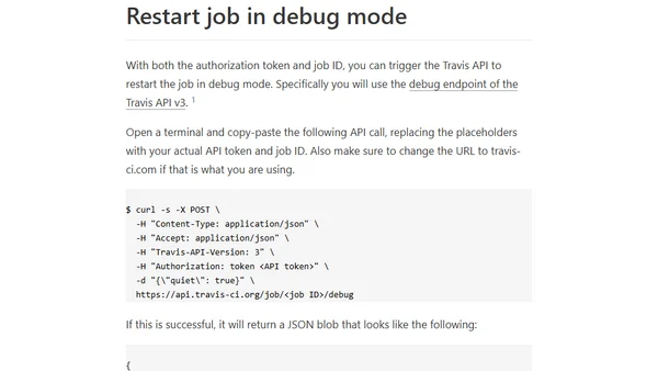 Debug your R package on Travis CI via SSH