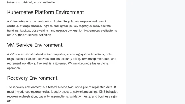 VCF 9.1 Service Delivery: From Enterprise Intent to Operable Environments