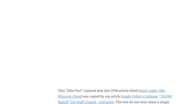 Pollen tried to remove my article about CEO Callum Negus-Fancey and CTO Bradley Wright, and Google is assisting with it
