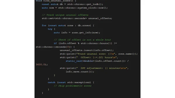 Around the World in C++: Exploring Time Zones with std::chrono