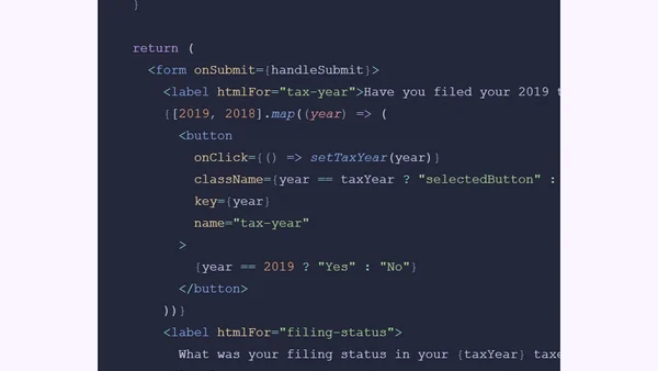 Refactoring useState() To useReducer()
