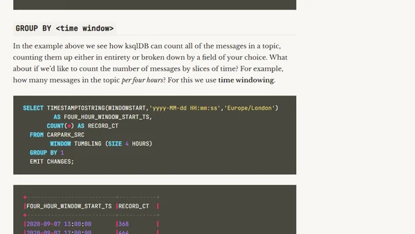 Counting the number of messages in a Kafka topic