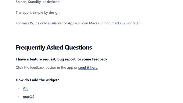 New App: Memo Widget