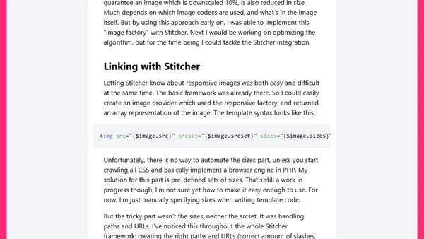 Tackling responsive images - part 1