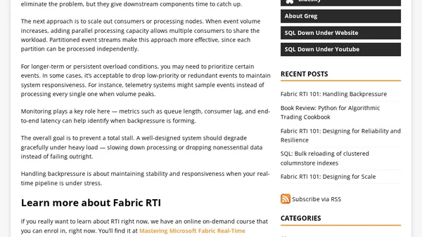 Fabric RTI 101: Handling Backpressure