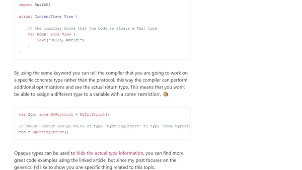 Beginner's guide to modern generic programming in Swift