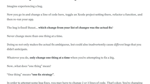 4 Things You Should Never Do When Debugging iOS Apps