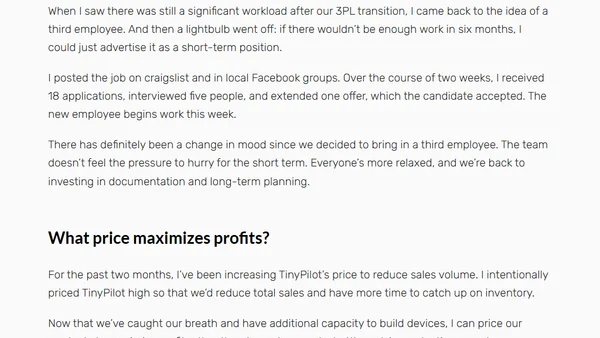 TinyPilot: Month 34