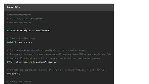 Ultimate Guide: NestJS Dockerfile For Production [2022]