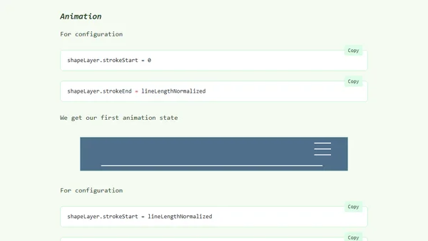 Prototyping floating burger menu with CAShapeLayer