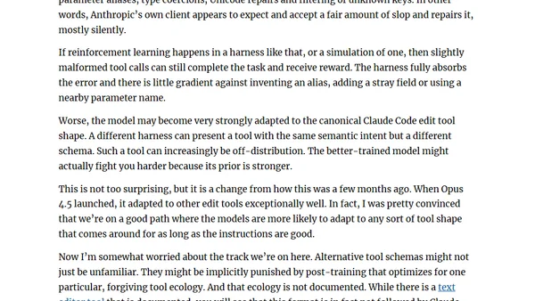 Better Models: Worse Tools