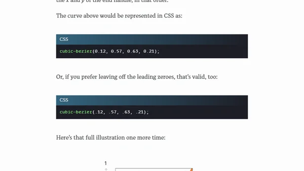 Understanding easing and cubic-bezier curves in CSS