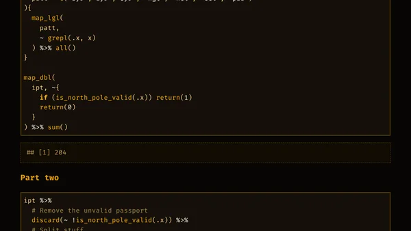 Advent of Code 2020-04 with R