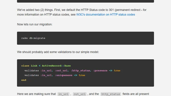 Create a custom domain URL shortener with Rails