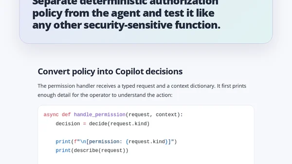 Build a Safe Repository Maintenance Agent with GitHub Copilot and Microsoft Agent Framework in Python