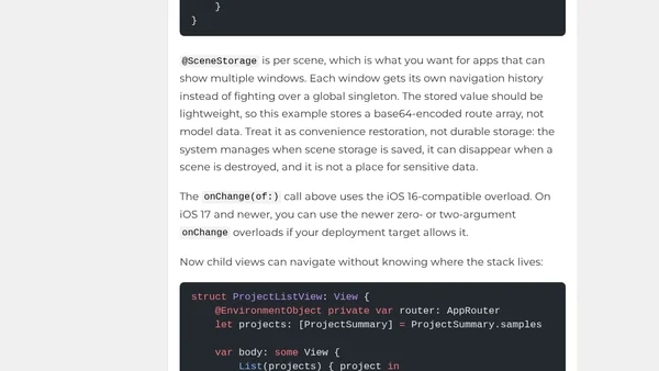 Build A SwiftUI NavigationStack Router With Enum Routes