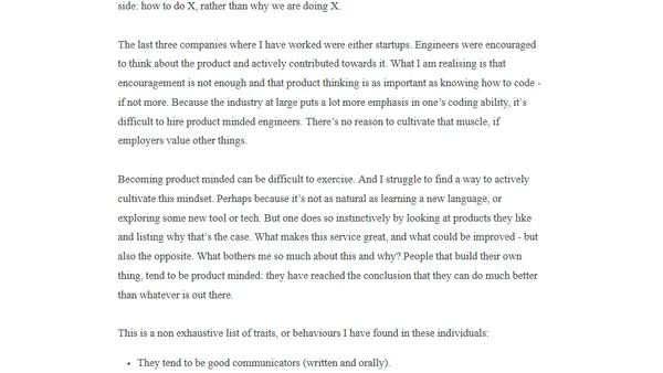 Product Engineer