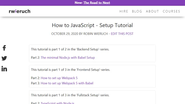 How to JavaScript - Setup Tutorial