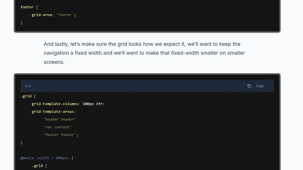 The Simplest CSS Grids