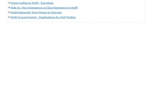 Sort It Out – Sorting an Array in Swift