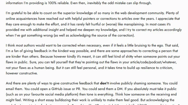 Correcting With Kindness
