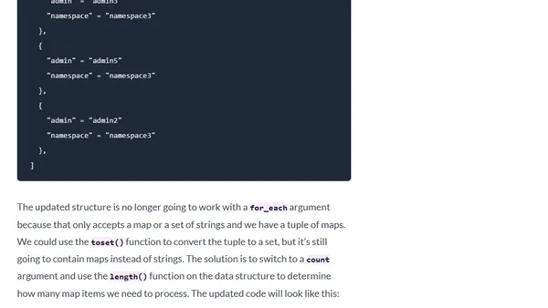 Data Transformation in Terraform