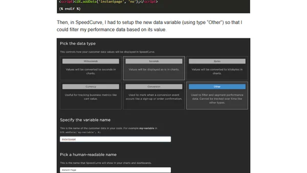 A/B Testing Instant.Page With Netlify and Speedcurve