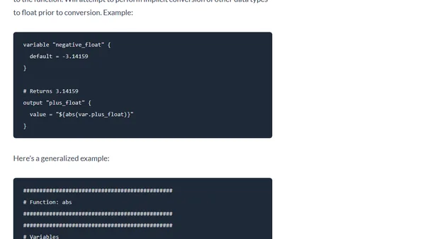 Terraform - FotD - abs()