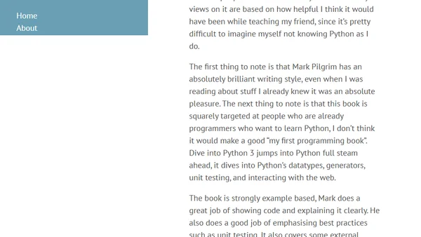 Dive into Python 3 Review