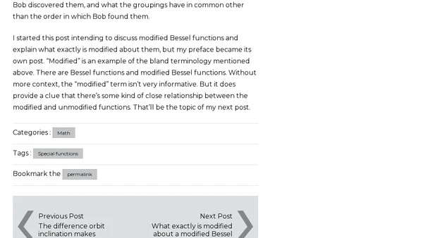 Why special function terminology is arcane